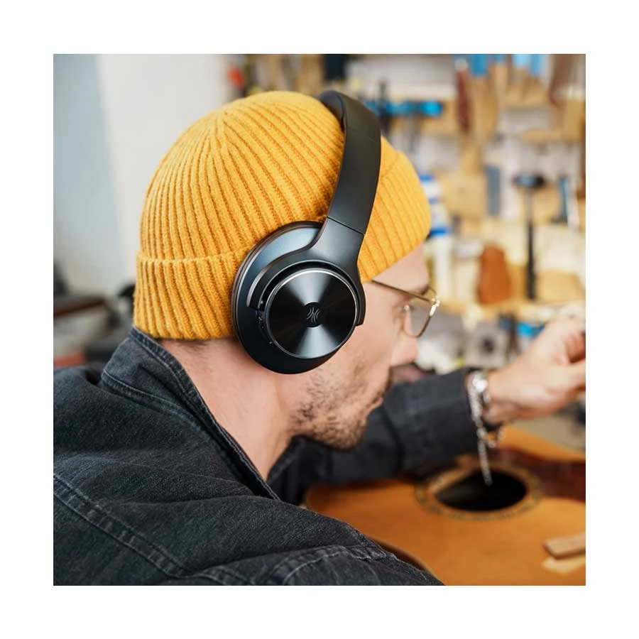 OneOdio Focus A10 Hybrid ANC Bluetooth Over-Ear Headphone Black