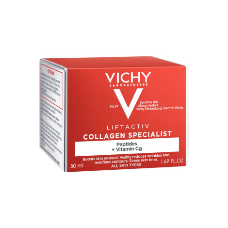 Vichy Liftactiv Collagen Specialist Peprides + Vitamin Cg Cream 50ml (France)