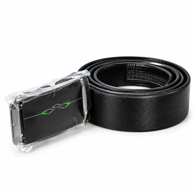 Men's Automatic Buckle Leather Belt