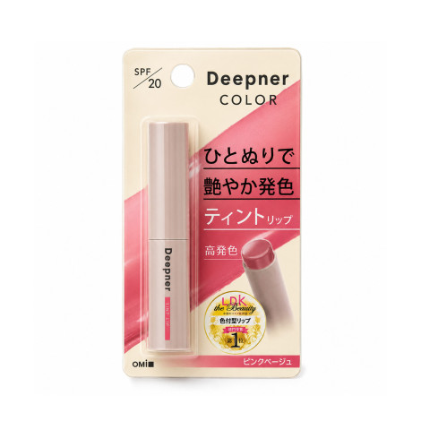 Omi Brotherhood Menturm Deepner Lip Color SPF20 - Pink Beige (Japan)