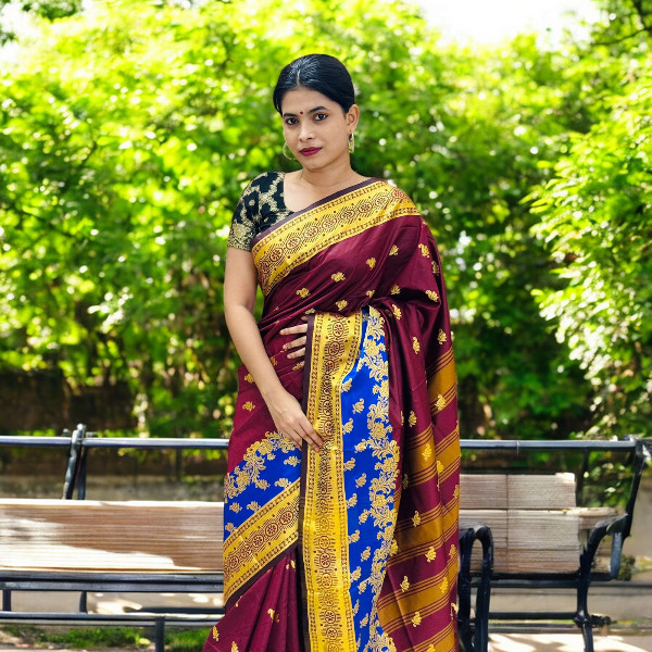 Traditional Silk Katan Sari