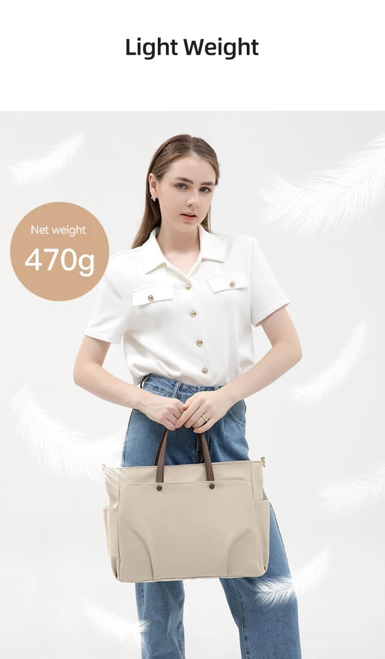 Women's Tote Bag Large Capacity 14 Inch & 15.6 Inch Laptop Shoulder Bag, Single Shoulder Handbag Crossbody Work Tote Bag