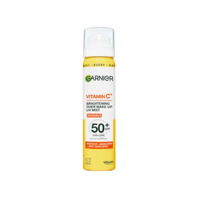 Garnier Vitamin C Brightening Over Make-Up UV Mist Invisible SPF50+ 75ml (France)
