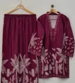 Cotton Silk Two Piece with 42 Inch Kameez, Sizes 36 to 46