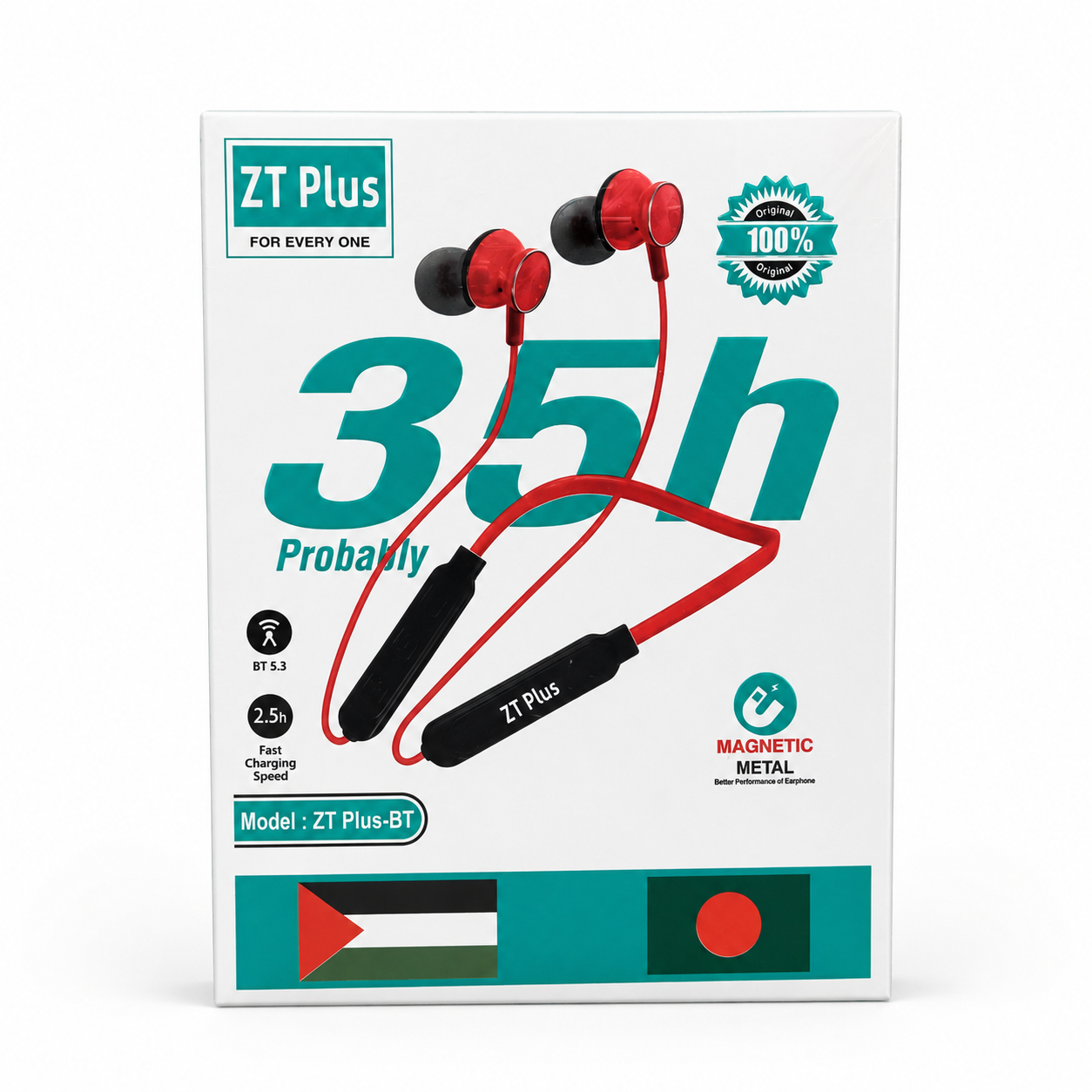 ZT Plus BT Wireless Neckband 35H