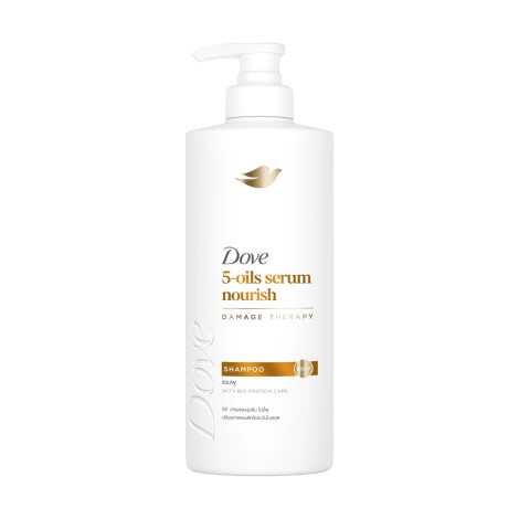 Dove 5-Oils Serum Nourish Damage Therapy Shampoo 380ml (Thailand)