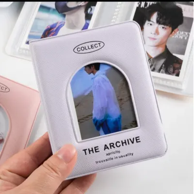 Mini Instant Photo Album with Lettering, Holds 40 Photos