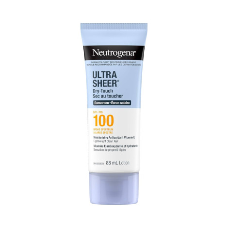 Neutrogena Ultra Sheer Dry-Touch Sunscreen Lotion SPF 100  88ml (Canada)