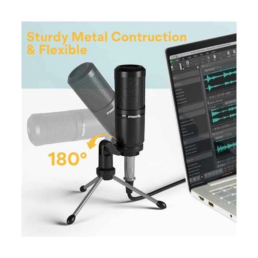 Maono AU-PM360TR Recording Microphone Kit with XLR to 3.5mm Cable