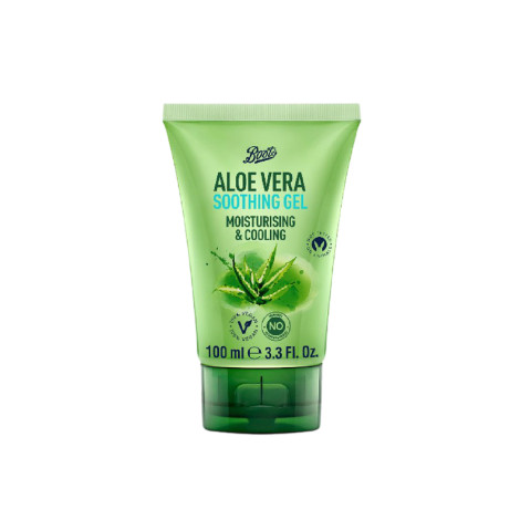 Boots Aloe Moisturising & Cooling Vera Soothing Gel  100ml (Thailand)