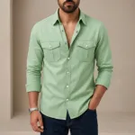Full sleeves double pocket Shirt