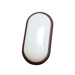 Jago -Security light IP65 18 Watt Oval Wooden| JG-SL-OWD