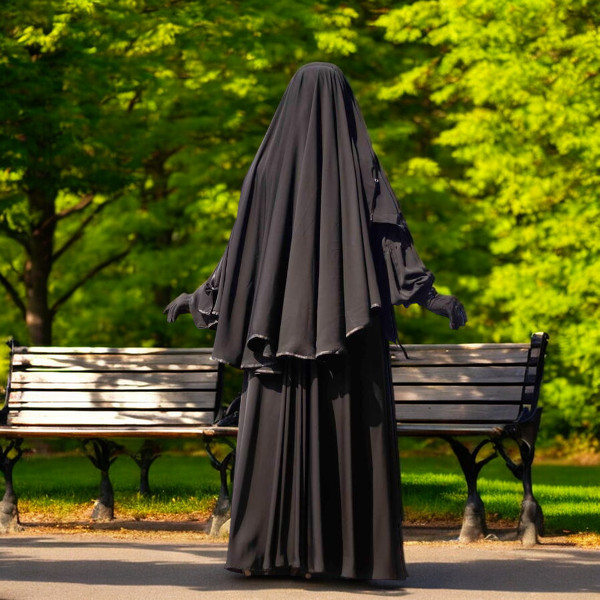 Samiya Borka Set Hijab with Niqab