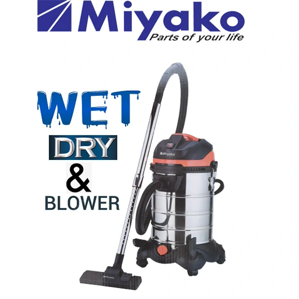 Miyako Wet/Dry/Blower Vacuum Cleaner, MVC-1630L