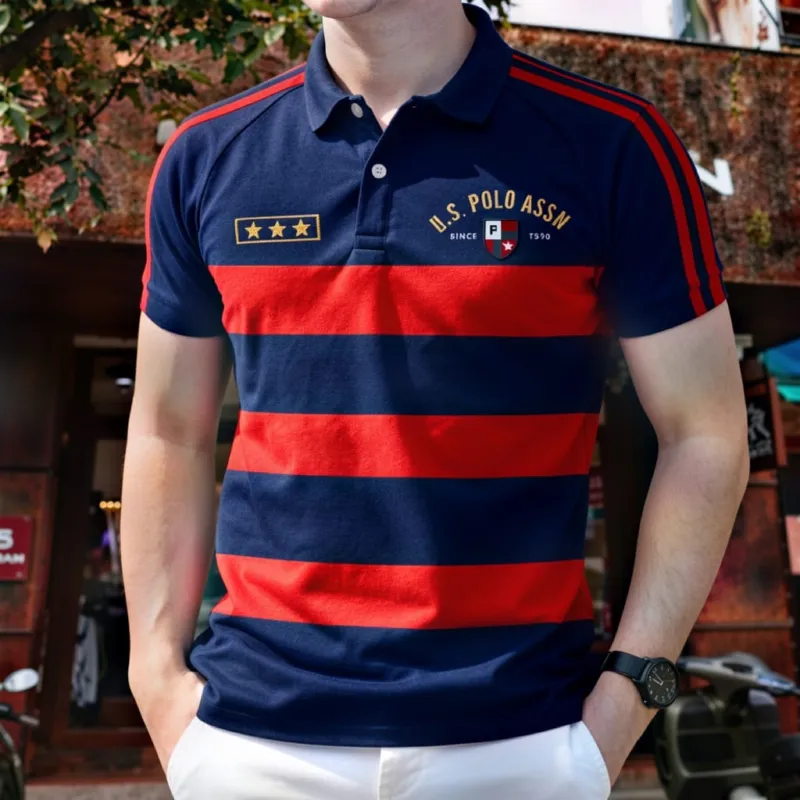 Men's Casual PK Cotton Polo Shirt, 210 GSM, 6 Colour Choices