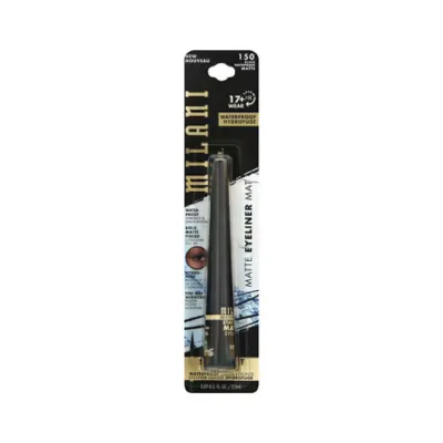 Milani Waterproof Stay Put Matte Liquid Eyeliner - 150 Black (Germany)