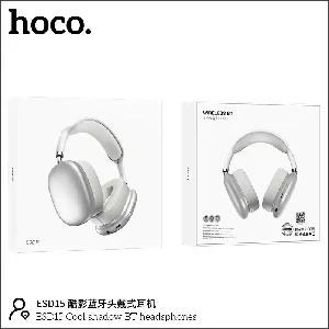 Hoco ESD15 Wireless Bluetooth Headphones – Silver Color