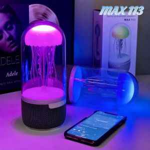 Creative Bluetooth Jellyfish Speaker with Colorful Octopus Lights