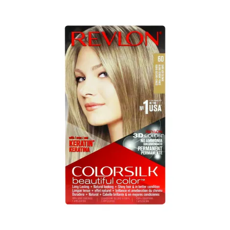 Revlon Colorslk Beautiful Hair Color - 60 Dark Ash Blonde (USA)