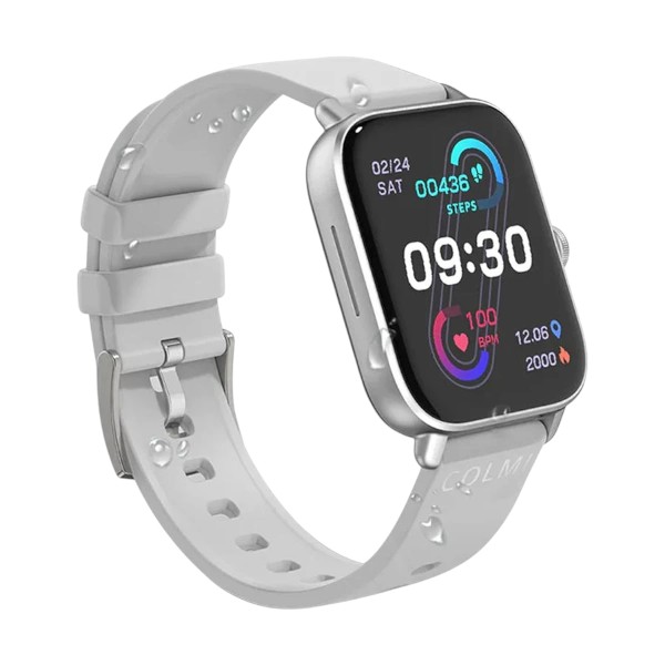 Colmi P28 Plus Silver Bluetooth Calling Smart Watch