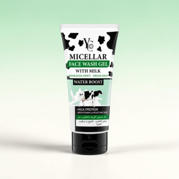YC Micellar with Milk Water Boost  Face Wash Gel 150ml  (Thailand)