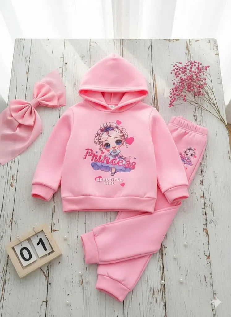 Kids Hoodie and Pant Set, 3 Months to 10 Years, 280-300 GSM