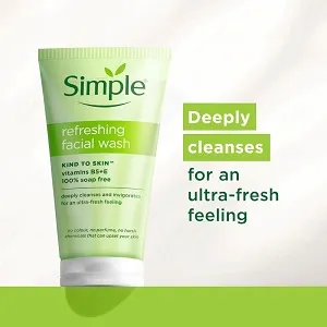 Simple Refreshing Facial Wash 150ml (Poland)