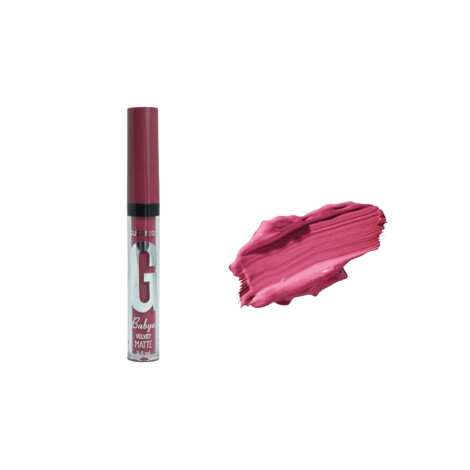 Guerniss Babyes Velvet Matte Liquid Lipstick 2.5ml - Shade 06 (Hong Kong)