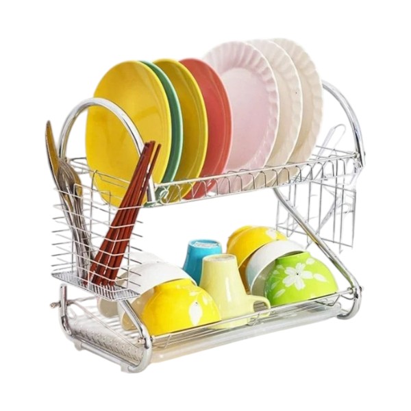 2 Layer Kitchen Dish Rack