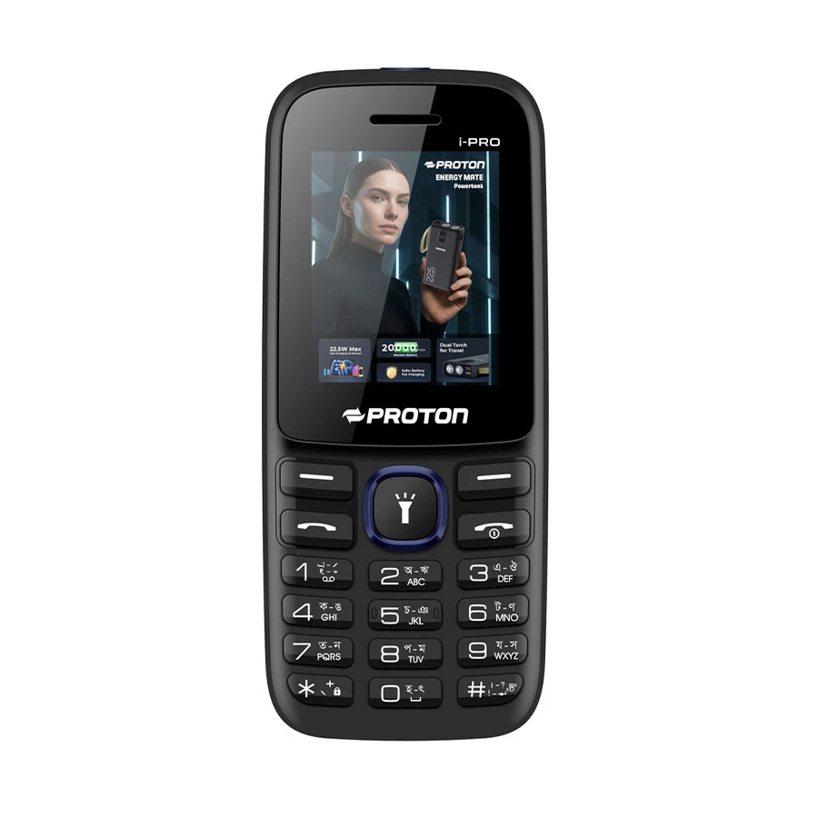 Proton i-Pro Black Feature Phone (Dual Sim)