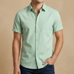 kaizar cotton Half sleeves Shirt For Men's