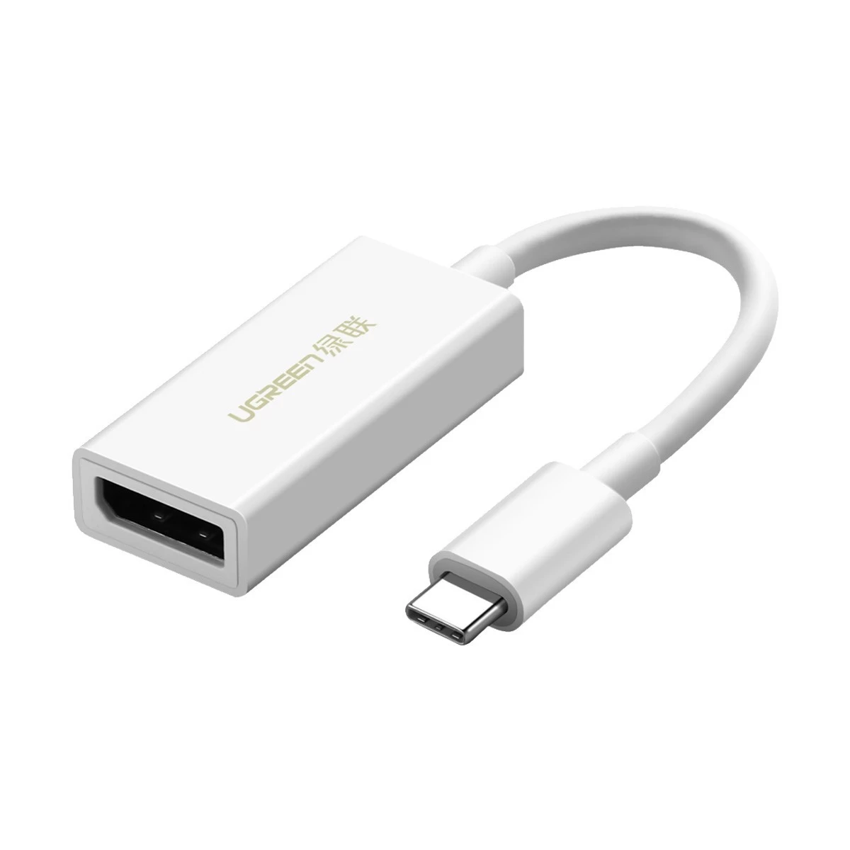 UGREEN 40372 Type-C Male to DisplayPort Female White Converter
