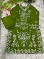 TC Cotton Embroidered Co-Ord Set for Office and Campus Wear