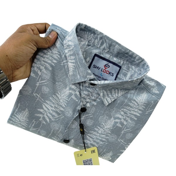 Cotton Full Sleeve Printed Shirt For Men