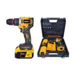 GearUP Cordless Powerful Hand Drill with Brushless Motor — (2 Lithium Battery Included)