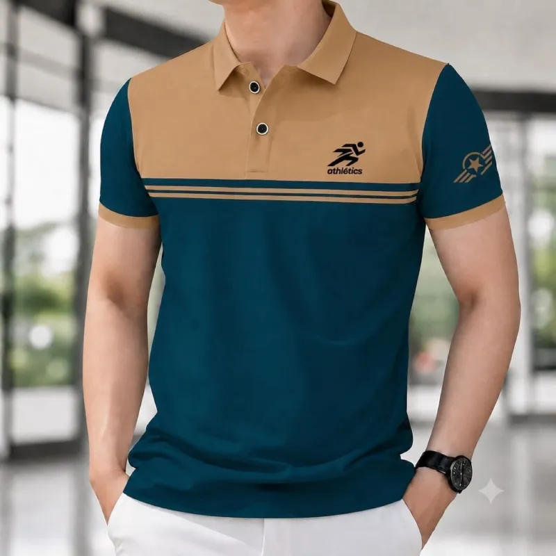 Men's Cotton Polo Shirt, 200 GSM Half Sleeve, 4 Colour Choices