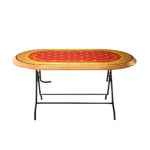 Dining Table 6 Seat Elegant S/L Printed Cushion SW