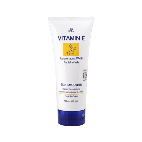 AR Vitamin E Rejuvenating Whip Facial Wash Skin-Smoother 190g (Thailand)