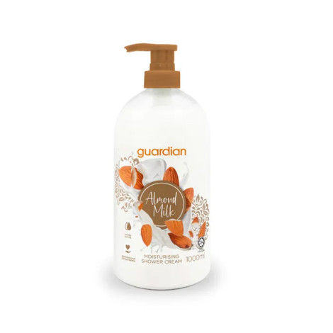 Guardian Almond Milk Moisturising Shower Cream 1000ml (Malaysia)