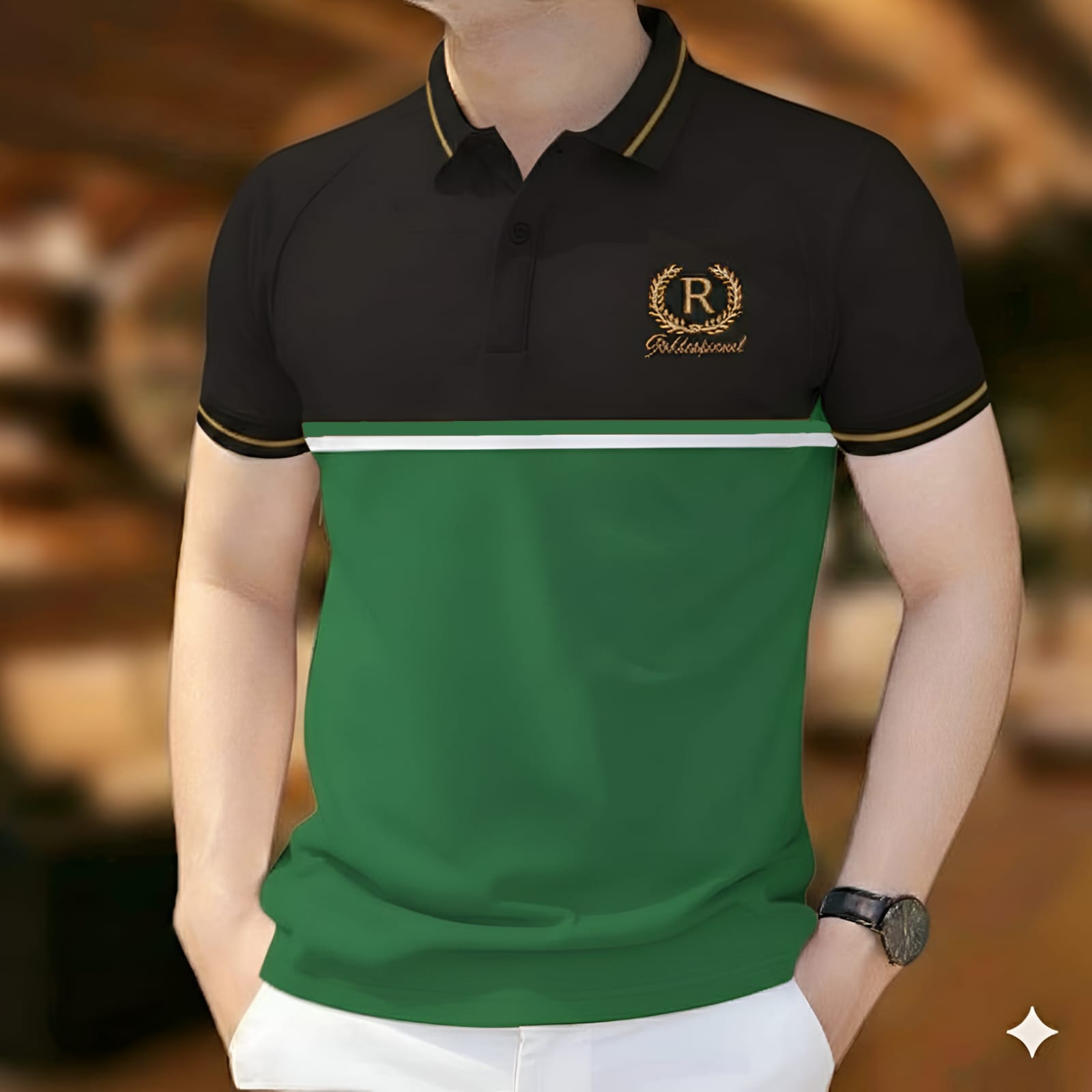 Men's Cotton Polo Shirt with Half Sleeves, 200 GSM, 5 Colours