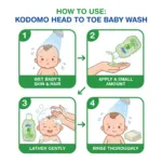Kodomo Baby Organic Head To Toe 100ml (Thailand)