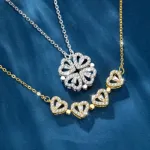 Love Heart Magnetic Pendant Chain Necklace