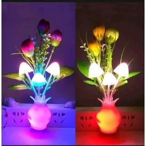 Mushroom Sensor LED Night Light Wall Lamp