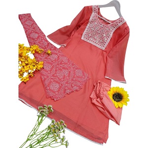 Fashionable Cotton Kameez Set