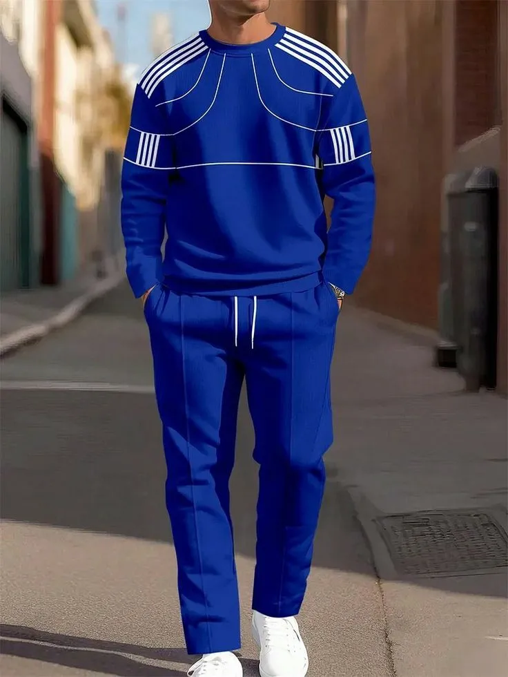 Men's Full Sleeve Mesh Jersey Tee and Polyester Trouser, 3 Colours