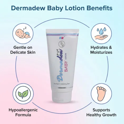 H&H Dermadew Baby Lotion 80g (India)