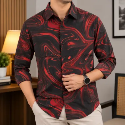 China Dubi Cotton Men's Shirt