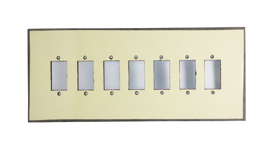 7  Hole Fiber Switch Board Off-White