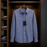 Men's Oxford Cotton Formal Check Shirt, Sizes M to XXL