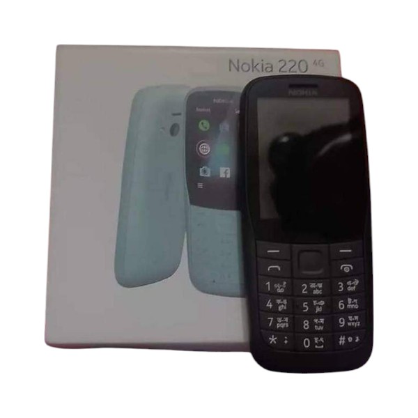 Nokia 220 4G Black Colour Mobile Phone (New)